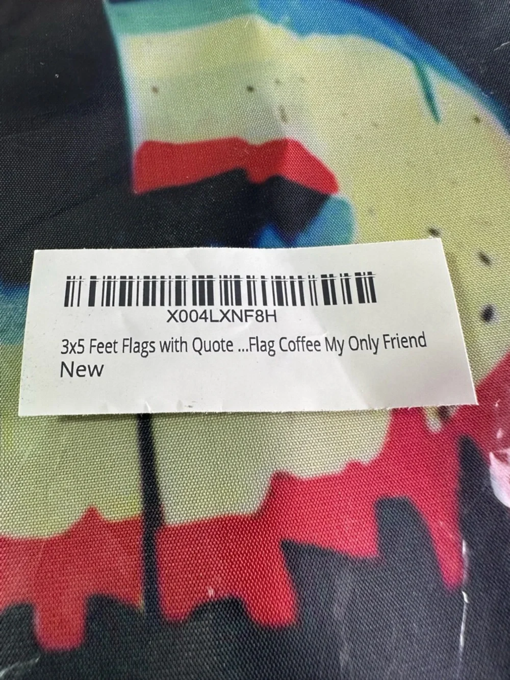 Coffee My Only Friend Banner Tapestry 5x3Ft With 4 Grommets